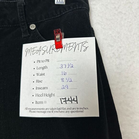 2/$30 J Jill Boot Cut Black Corduroy Casual Pants Size 8P Classic Stretch Preppy - Picture 4 of 13